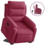 Sillón reclinable elevable terciopelo rojo tinto | Foro24.es | Tu tienda online para hogar, jardín y más Foro24.es