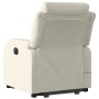 Sillón reclinable de masaje elevable terciopelo crema by , Armchairs - Ref: Foro24-3205112, Price: 318,64 €, Discount: %