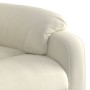 Sillón reclinable de masaje elevable terciopelo crema by , Armchairs - Ref: Foro24-3205112, Price: 318,64 €, Discount: %