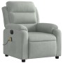 Sillón reclinable de masaje eléctrico terciopelo gris claro von , Sessel - Ref: Foro24-3205081, Preis: 289,07 €, Rabatt: %