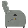 Sillón reclinable de masaje eléctrico terciopelo gris claro von , Sessel - Ref: Foro24-3205081, Preis: 289,07 €, Rabatt: %