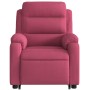 Sillón eléctrico reclinable elevable de terciopelo rojo tinto | Foro24.es | Tu tienda online para hogar, jardín y más Foro24.es