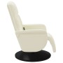 Sillón reclinable masaje con reposapiés terciopelo color crema | Foro24.es | Tu tienda online para hogar, jardín y más Foro24.es