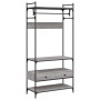 Armario cajones madera ingeniería gris Sonoma 89x39x184,5 cm by , Wardrobes - Ref: Foro24-838956, Price: 143,24 €, Discount: %