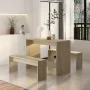 Sonoma oak plywood 3-piece dining set by vidaXL, Furniture sets for kitchens and dining rooms - Ref: Foro24-809479, Price: 91...