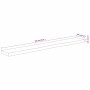 Estante pared rectangular madera acacia borde vivo 180x20x2,5cm von , Tischplatten - Ref: Foro24-370233, Preis: 231,62 €, Rab...