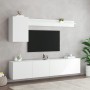Muebles de TV de pared 5 piezas madera de ingeniería blanco by , TV Furniture - Ref: Foro24-3216496, Price: 179,35 €, Discoun...
