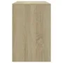 Sonoma oak plywood 3-piece dining set by vidaXL, Furniture sets for kitchens and dining rooms - Ref: Foro24-809479, Price: 91...
