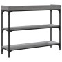 Mesa consola con estantes gris Sonoma 100x30x80 cm von , Seitentische - Ref: Foro24-837810, Preis: 49,21 €, Rabatt: %