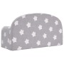 Sofá de niños de 2 plazas felpa suave gris claro con estrellas by , Baby and Toddler Furniture - Ref: Foro24-357022, Price: 5...