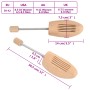Hormas de zapatos 2 pares madera maciza de loto EU 39-42 by , Shoe lasts and stretchers - Ref: Foro24-155256, Price: 26,78 €,...