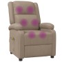 Sillón de masaje de cuero sintético color capuchino by , Electric massage chairs - Ref: Foro24-340168, Price: 205,72 €, Disco...