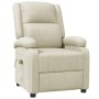 Sillón de masaje de cuero sintético blanco crema von , Elektrische Massagesessel - Ref: Foro24-340163, Preis: 225,67 €, Rabat...