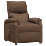 Sillón reclinable de tela marrón by , Armchairs - Ref: Foro24-344905, Price: 185,88 €, Discount: %