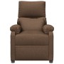 Sillón reclinable de tela marrón by , Armchairs - Ref: Foro24-344905, Price: 185,88 €, Discount: %