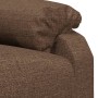 Sillón reclinable de tela marrón by , Armchairs - Ref: Foro24-344905, Price: 185,88 €, Discount: %