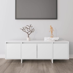 Weißer TV-Schrank aus Sperrholz, 120 x 30 x 40,5 cm von vidaXL, TV-Möbel - Ref: Foro24-809575, Preis: 84,81 €, Rabatt: %