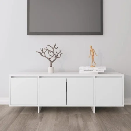 Weißer TV-Schrank aus Sperrholz, 120 x 30 x 40,5 cm von vidaXL, TV-Möbel - Ref: Foro24-809575, Preis: 82,00 €, Rabatt: %