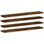 Estantes pared 4 uds madera ingeniería roble humo 60x10x1,5 cm by , Shelves - Ref: Foro24-838225, Price: 20,36 €, Discount: %