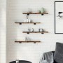Estantes pared 4 uds madera ingeniería roble humo 60x10x1,5 cm by , Shelves - Ref: Foro24-838225, Price: 20,36 €, Discount: %