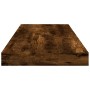 Estantes pared 4 uds madera ingeniería roble humo 60x10x1,5 cm by , Shelves - Ref: Foro24-838225, Price: 20,36 €, Discount: %