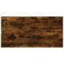 Estantes pared 4 uds madera ingeniería roble humo 60x20x1,5 cm