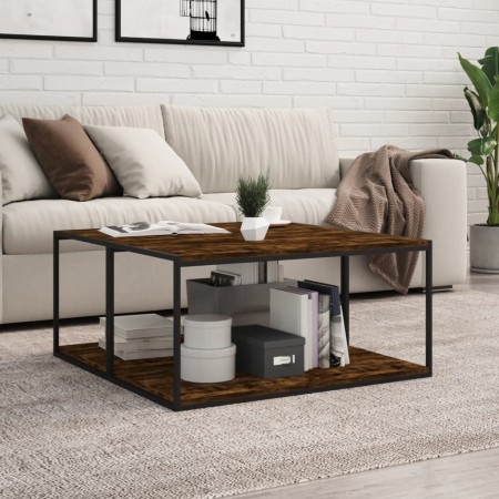 Estantes pared 4 uds madera ingeniería roble humo 80x40x1,5 cm by , Shelves - Ref: Foro24-838273, Price: 47,72 €, Discount: %
