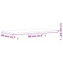 Estantes pared 4 uds madera ingeniería roble humo 80x40x1,5 cm by , Shelves - Ref: Foro24-838273, Price: 47,72 €, Discount: %