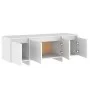Weißer TV-Schrank aus Sperrholz, 120 x 30 x 40,5 cm von vidaXL, TV-Möbel - Ref: Foro24-809575, Preis: 82,00 €, Rabatt: %