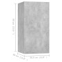 Muebles de salón 4 pzas gris hormigón 30,5x30x60 cm von , TV-Möbel - Ref: Foro24-3079160, Preis: 118,13 €, Rabatt: %