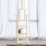 Cat scratching post with cream sisal posts 183 cm by vidaXL, Cat furniture - Ref: Foro24-171482, Price: 85,69 €, Discount: %