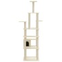 Cat scratching post with cream sisal posts 183 cm by vidaXL, Cat furniture - Ref: Foro24-171482, Price: 85,69 €, Discount: %