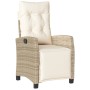 Set comedor de jardín 9 pzas con cojines ratán sintético beige de , Conjuntos de jardín - Ref: Foro24-3213008, Precio: 1,00 €...