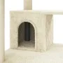 Cat scratching post with cream sisal posts 183 cm by vidaXL, Cat furniture - Ref: Foro24-171482, Price: 84,26 €, Discount: %