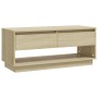 TV-Schrank aus Sonoma-Eichensperrholz, 102 x 41 x 44 cm von vidaXL, TV-Möbel - Ref: Foro24-809488, Preis: 69,43 €, Rabatt: %