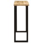 Mesa consola con borde natural madera mango maciza 105x33x76 cm | Foro24.es | Tu tienda online para hogar, jardín y más Foro24.es
