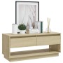 TV-Schrank aus Sonoma-Eichensperrholz, 102 x 41 x 44 cm von vidaXL, TV-Möbel - Ref: Foro24-809488, Preis: 69,43 €, Rabatt: %