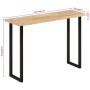 Mesa consola con borde natural madera mango maciza 105x33x76 cm | Foro24.es | Tu tienda online para hogar, jardín y más Foro24.es