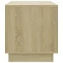 Sonoma oak plywood TV cabinet 102x41x44 cm by vidaXL, TV Furniture - Ref: Foro24-809488, Price: 66,70 €, Discount: %