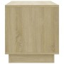 TV-Schrank aus Sonoma-Eichensperrholz, 102 x 41 x 44 cm von vidaXL, TV-Möbel - Ref: Foro24-809488, Preis: 69,43 €, Rabatt: %
