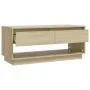 Sonoma oak plywood TV cabinet 102x41x44 cm by vidaXL, TV Furniture - Ref: Foro24-809488, Price: 66,70 €, Discount: %