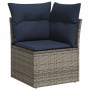 Set de sofás de jardín 10 pzas con cojines ratán sintético gris | Foro24.es | Tu tienda online para hogar, jardín y más Foro24.es