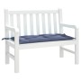 Cojín para banco de jardín tela Oxford azul marino 110x50x7 cm by , Cushions for chairs and sofas - Ref: Foro24-379211, Price...