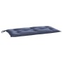 Cojín para banco de jardín tela Oxford azul marino 110x50x7 cm by , Cushions for chairs and sofas - Ref: Foro24-379211, Price...