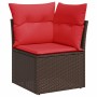 Set de sofás de jardín 11 pzas cojines ratán sintético marrón von , Gartensets - Ref: Foro24-3219474, Preis: 752,86 €, Rabatt: %