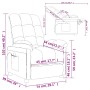 Sillón de masaje tela gris claro von , Elektrische Massagesessel - Ref: Foro24-342733, Preis: 197,81 €, Rabatt: -5%%