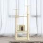 Cat scratcher with cream sisal posts 110 cm by vidaXL, Cat furniture - Ref: Foro24-171479, Price: 57,54 €, Discount: %