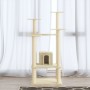 Katzenkratzbaum mit Sisalpfosten creme 110 cm von vidaXL, Katzenmöbel - Ref: Foro24-171479, Preis: 56,40 €, Rabatt: %