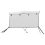 Toldo bimini 3 arcos con paredes laterales 183x(137-152)x137 cm de , Cubiertas para almacenamiento de barcas - Ref: Foro24-94...