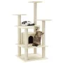 Cat scratcher with cream sisal posts 110 cm by vidaXL, Cat furniture - Ref: Foro24-171479, Price: 57,54 €, Discount: %